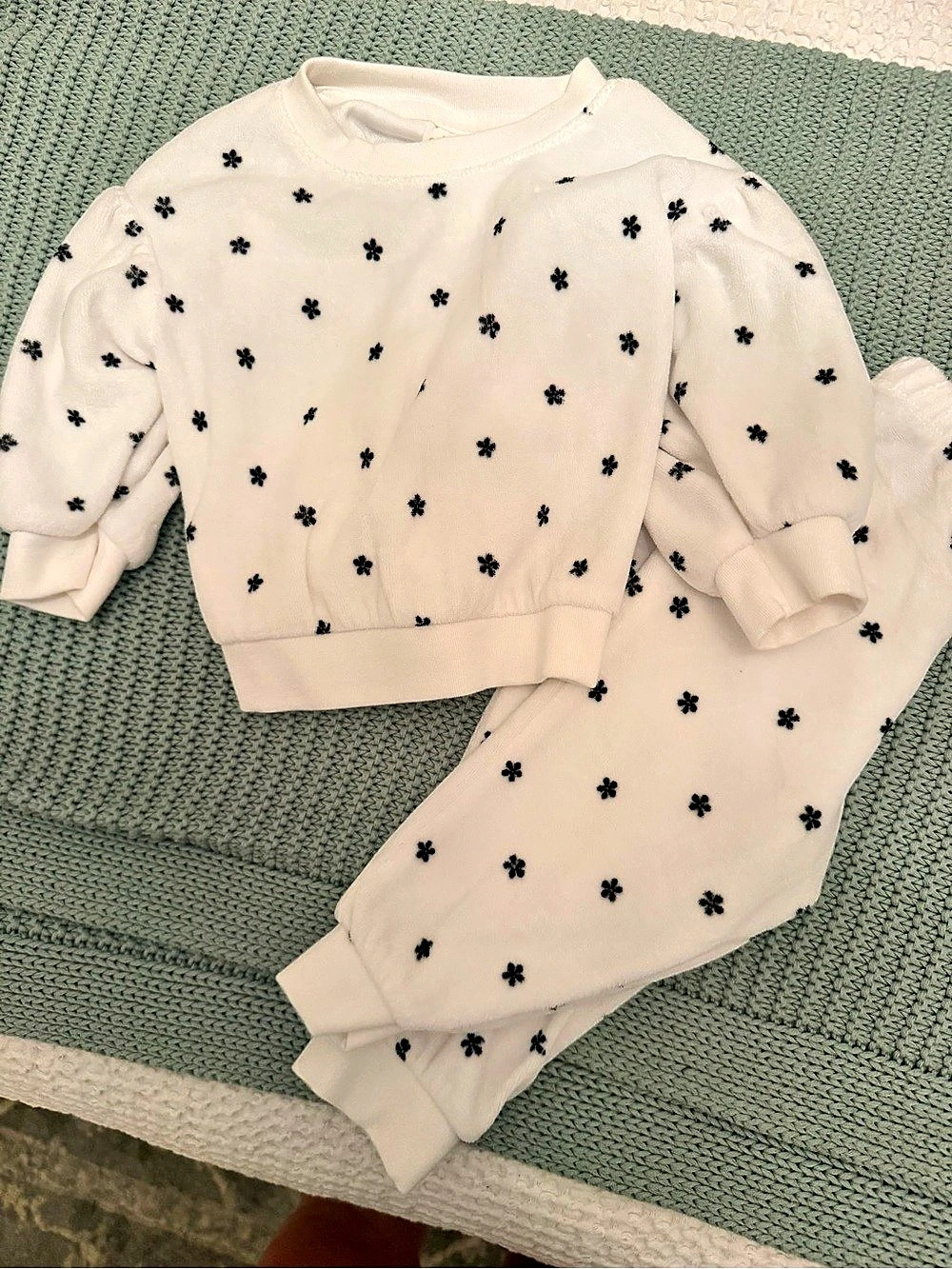 Cat & Jack Baby Floral Matching Set 6-9M